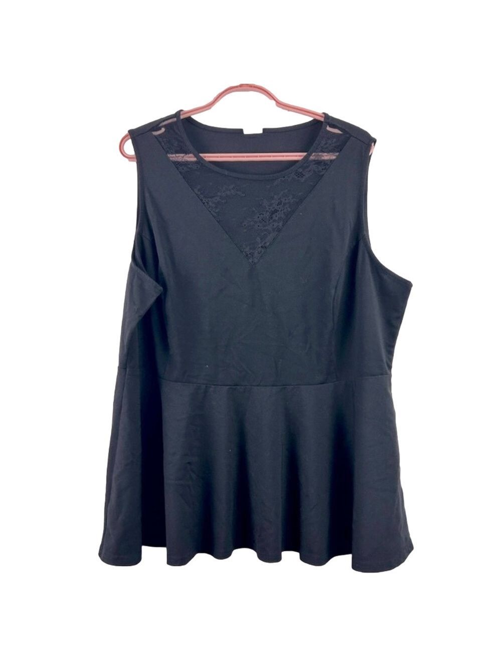 126.Penningtons| Peplum Lace Top. 2X